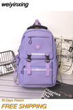 weiyinxing High School Bookbag Fashion Lovers Rucksack Schoolbag for Girls Boys Waterproof Women Travel Bag Mochila Men Backpack
