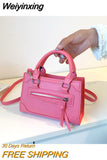 Weiyinxing Trendy Handbag Female Summer 2023 Fashion Motorcycle Style Crossbody Bag Advanced Texture Versatile Personality Shoulder Bag