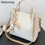 Weiyinxing Bags 2023 New Trendy Fashion Large-capacity Autumn Ladies Luxury All-match Shoulder Bag Portable Tote Bucket Bag