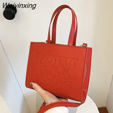 Weiyinxing Bag 2023 Designer Ladies Shopping Crossbody Purse And Handbag Luxury PU Leather Protect Black People Shoulder Bag For Women