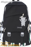 Weiyinxing Kawaii College Backpack Women Nylon School Bag Girl Travel Cute Book Backpack Trendy Fashion Cool Lady Laptop Student Bag