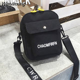 Weiyinxing Women Bag Shoulder Chest bag Printed Cute Wallet Multifunction Mobile Phone Canvas Small Coin Purse Crossbag 2023 New Style