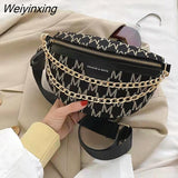 Weiyinxing Pequeno saco da cintura Packs Fanny 2023 das Mulheres da Moda inverno Feminino Telefone Bolsas Senhoras Mensa