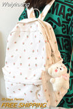 Weiyinxing Floral Print Laptop College Backpack Fashion New Girl School Bag Women Cute Student Backpack Trendy Lady Kawaii Book Bags