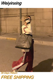 Weiyinxing Luxury Casual Soft Tote Bags Ladies 2023 Summer Fashion Pu Leather Large Capacity Versatile Shoulder Bag for Women