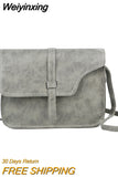 Weiyinxing Fashion Cheap Lady Shoulder Bags Simple Retro Women Messenger Bag Solid Color All-match Small Square Crossbody Bag For Women
