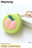 Weiyinxing Silicone Wallet Cartoon Printing Children Cute Round Shaped Small Zero Purses Korean Style Coin Key Storage Bag Mini Handbag