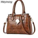Weiyinxing Women's bag 2023 summer new style European and American fashion stone pattern large-capacity one-shoulder messenger handbag