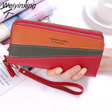 Weiyinxing for Women Kawaii Large Wallet Luxury Designer Lady Wallet Pink Purse Womens Wallet Big Women Leather Wallet Coin Purse