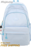 Weiyinxing Women Red Lady Waterproof Cute Laptop New Book Bag Girl Kawaii Nylon School Backpack Fashion Female Travel College Backpack Cool