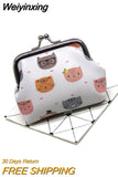 Weiyinxing Women Mini Wallets Coin Purses Kids Clutch Money Bags Female Pouch Hasp Change Purse Cute Girls Zero Wallet Carteir Cartoon Cat