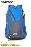 Weiyinxing Backpack 40 Liters Tourism Man and Women Naturehike Outdoor Bags Waterproof Mountaineering Bag 40L Hiking Sports Backpack