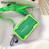 Weiyinxing Women's Bag 2023 Trend Flap Lady Crossbody Bags For Women Summer Woman Messenger Purse Jelly Women's Shoulder Bag