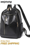 weiyinxing Women's Handheld 2023 Shoulder Bags High Quality PU Leather Women's Backpack Waterproof Luxury New Designer School Bag