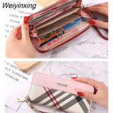 Weiyinxing style wallet ladies long large-capacity multi-function clutch bag multi-card simple mobile phone wallet