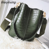 Weiyinxing Women Crossbody Bags for 2023 New Shoulder Bag Fashion Handbags and Purses Leather Stone Pattern Zipper Bucket Bags