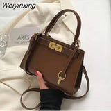 Weiyinxing high-end design bolsas novas bolsas de moda de um ombro mensageiro portátil kelly bolsas