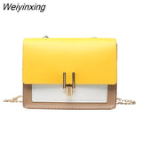 Weiyinxing Small Flap Crossbody Bags for Women 2023 Summer PU Leather Shoulder Messenger Bag for Girl Handbag Bolsas