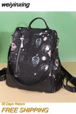 weiyinxing Oxford Women Backpack Fashion Anti-theft Women Backpacks Print Girls School Bag High Quality Large Capacity Backpack