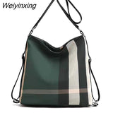 Weiyinxing multifuncional de celosía mochila bolso de las mujeres bolso de hombro Casual mochila de viaje