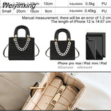 Weiyinxing Handbag Glitter Designer Purse Chain Women's Shoulder Bag Stylish Fashion Crossbody Bag For Girl 2023 Messenger Bags