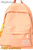 Weiyinxing Lady Kawaii Nylon Book Bag Female Laptop College Backpack Trendy Women Cute Student Backpack Girl Travel School Bags Fashion