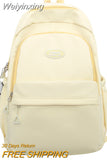 Weiyinxing Women Red Lady Waterproof Cute Laptop New Book Bag Girl Kawaii Nylon School Backpack Fashion Female Travel College Backpack Cool