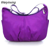 Weiyinxing New Simple Nylon Shoulder Bag Fashion Casual Large Capacity Lady Diagonal Mummy Bag