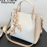 Weiyinxing Bags 2023 New Trendy Fashion Large-capacity Autumn Ladies Luxury All-match Shoulder Bag Portable Tote Bucket Bag