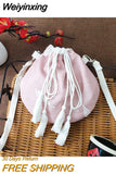 Weiyinxing Crossbody Bag 2023 Ancient Customs Canvas Hanfu Small Bag Chinese Style Embroidery Cross Body One Shoulder Bag Retro Tassels