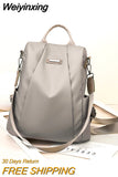 Weiyinxing Anti-theft Backpack Women Casual Waterproof School Bags for Teenage Girl Multi-Function Shoulder Bag Travel Rucksack