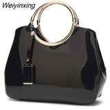 Weiyinxing High Quality Patent Leather Women Bag Ladies Cross Body Messenger Shoulder Bags Handbags Women Famous Brands Bolsa Feminina