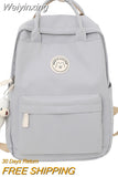 Weiyinxing Student Female Fashion Backpack Waterproof Cute Women School Bag Lady Laptop White Book Kawaii Girl College Backpack Travel