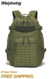 Weiyinxing Tactical Backpack For Man Climbing Military Camouflage Multifunctional Waterproof Backpacks Outdoor Sports Men's Travel Bag
