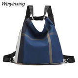 Weiyinxing multifuncional de celosía mochila bolso de las mujeres bolso de hombro Casual mochila de viaje