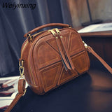 Weiyinxing women cross-body bags for women shoulder messenger bags crocodile pattern artificial leather handbag with tassel