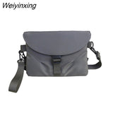 Weiyinxing YIDE 2023 Women Messenger Bags Ins Fashion Solid Color Chest Bag Female Buckle Min Square Bags Designer Shoulder Handbags