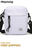 Weiyinxing Mini Crossbody Bag Small Men's Shoulder Bag Men Diagonal Small Backpack Light Messenger Phone Bag Boy Fanny Chest Pack