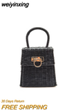 weiyinxing Rattan Box Women Handbags Designer Wicker Woven Lady Handbags Handmade Summer Beach Straw Bag Bali Small Tote Purse 2023