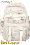 weiyinxing Fashion Lovers Rucksack Women Backpack Kawaii Bookbag for Teenage Schoolbag Laptop Mochila Female Travel Shoulder Bag