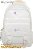 Weiyinxing Women Kawaii Student Laptop Book Bag Fashion Cool Female Travel College Backpack Girl Nylon School Backpack Lady Cute New