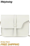 Weiyinxing Fashion Cheap Lady Shoulder Bags Simple Retro Women Messenger Bag Solid Color All-match Small Square Crossbody Bag For Women