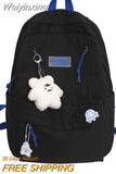 Weiyinxing Women Backpack Teenage Girls Laptop Rucksack Student Shoulder School Bag Korean Style Schoolbag 2023 Boys Bagpack Mochila