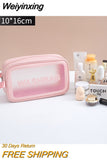 Weiyinxing Women Travel Storage Bag Cosmetic Bag Makeup Bag Travel Organizer Bags Waterproof Washbag Transparent Cosmetic Cases