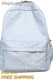 Weiyinxing Floral Print Laptop College Backpack Fashion New Girl School Bag Women Cute Student Backpack Trendy Lady Kawaii Book Bags