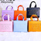 Weiyinxing Bag 2023 Designer Ladies Shopping Crossbody Purse And Handbag Luxury PU Leather Protect Black People Shoulder Bag For Women