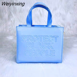 Weiyinxing Bag 2023 Designer Ladies Shopping Crossbody Purse And Handbag Luxury PU Leather Protect Black People Shoulder Bag For Women