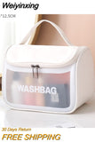 Weiyinxing Women Travel Storage Bag Cosmetic Bag Makeup Bag Travel Organizer Bags Waterproof Washbag Transparent Cosmetic Cases