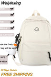 Weiyinxing Multi-Pocket Female Backpack Book School Bag for Teenage Girls Boys Student Women's Travel Rucksack Small Or Big Size