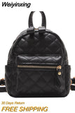 Weiyinxing Women Backpacks for Teenage Girl Schoolbag Backpack Fashion Mini  PU Leather Backpacks New Preppy School Style Rucksack Mochila